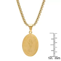 Mens Stainless Steel Semisolid Curb Hypoallergenic Chain Bracelet