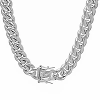 Mens Stainless Steel Hypoallergenic 30 Inch Box Chain Necklace