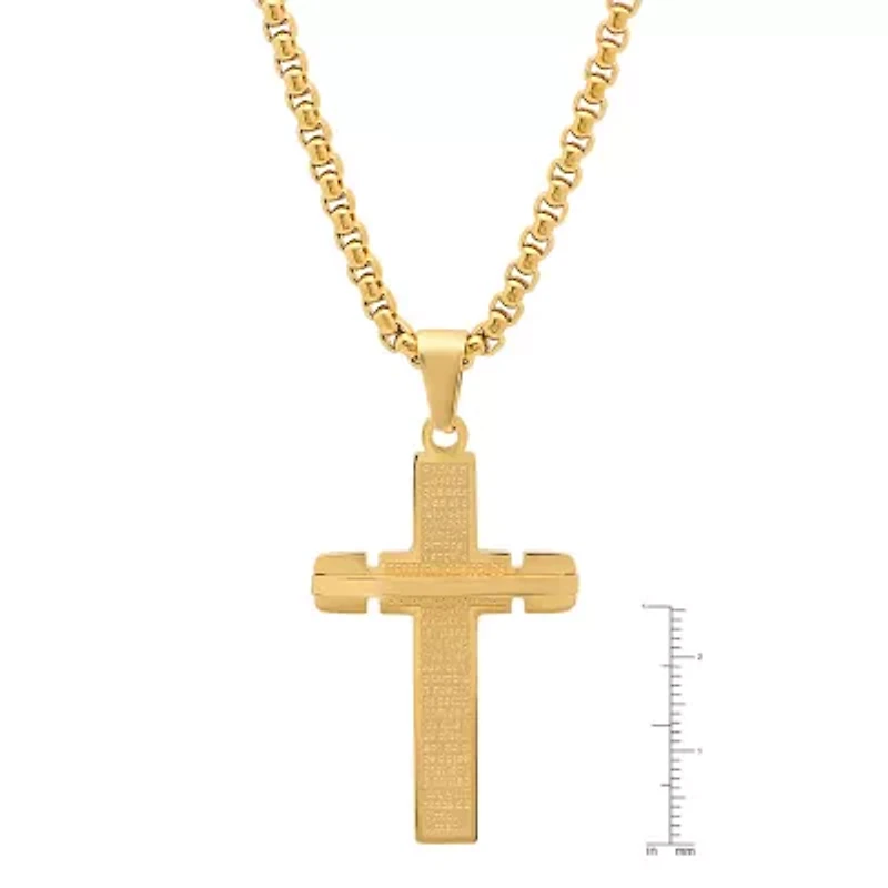 Mens Stainless Steel Hypoallergenic 24 Inch Curb Chain Necklace