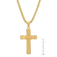 Mens Stainless Steel Hypoallergenic 24 Inch Curb Chain Necklace