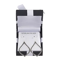 Womens Sterling Silver Drop Earrings