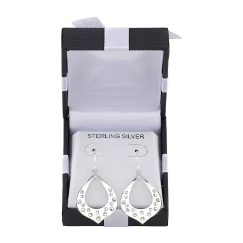 Womens Sterling Silver Drop Earrings