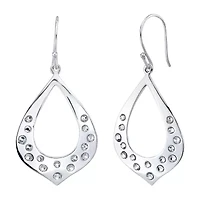 Womens Sterling Silver Drop Earrings