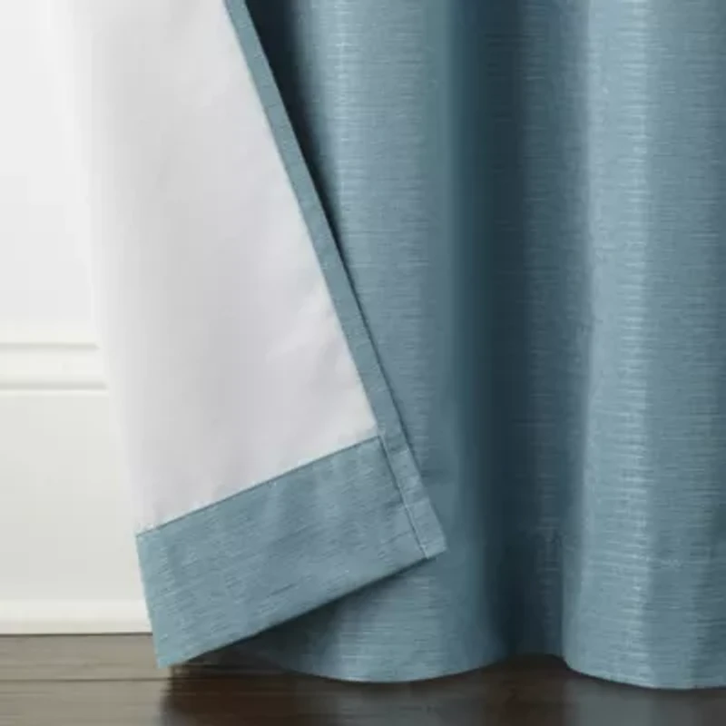 Home Expressions Allister Grommet Top Energy Saving 100% Blackout Single Curtain Panel
