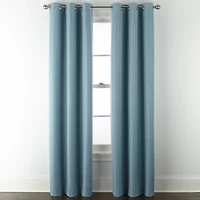 Home Expressions Allister Grommet Top Energy Saving 100% Blackout Single Curtain Panel