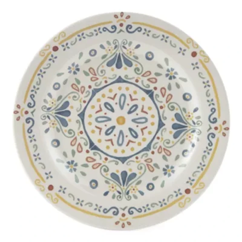 Linden Street Caspian Tile 4-pc. Melamine Dinner Plates