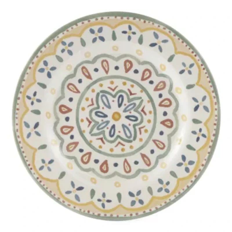 Linden Street Caspian Tile 4-pc. Melamine Salad Plate