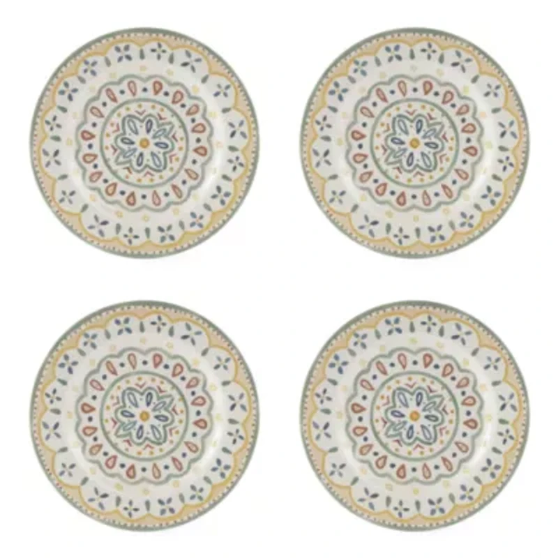 Linden Street Caspian Tile 4-pc. Melamine Salad Plate