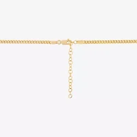 Girls 14K Gold 13 Inch Cuban Chain Necklace