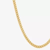 Girls 14K Gold 13 Inch Cuban Chain Necklace