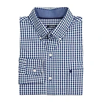 IZOD Performance Comfort Mens Long Sleeve Classic Fit Stretch Fabric Big and Tall Button-Down Shirt