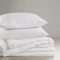510 Design Mina Waffle Weave Textured Midweight Comforter Set