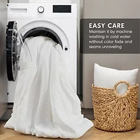 510 Design Mina Waffle Weave Textured Midweight Comforter Set