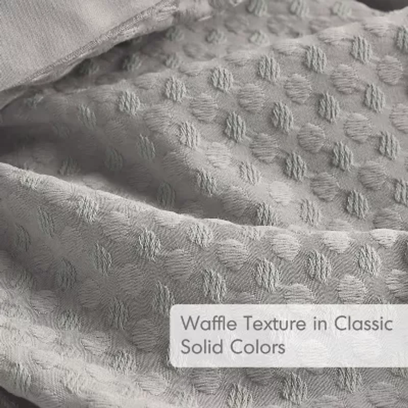 510 Design Mina Waffle Weave Textured Midweight Comforter Set