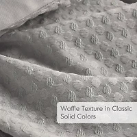 510 Design Mina Waffle Weave Textured Midweight Comforter Set