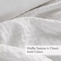 510 Design Mina Waffle Weave Textured Midweight Comforter Set