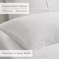 510 Design Mina Waffle Weave Textured Midweight Comforter Set