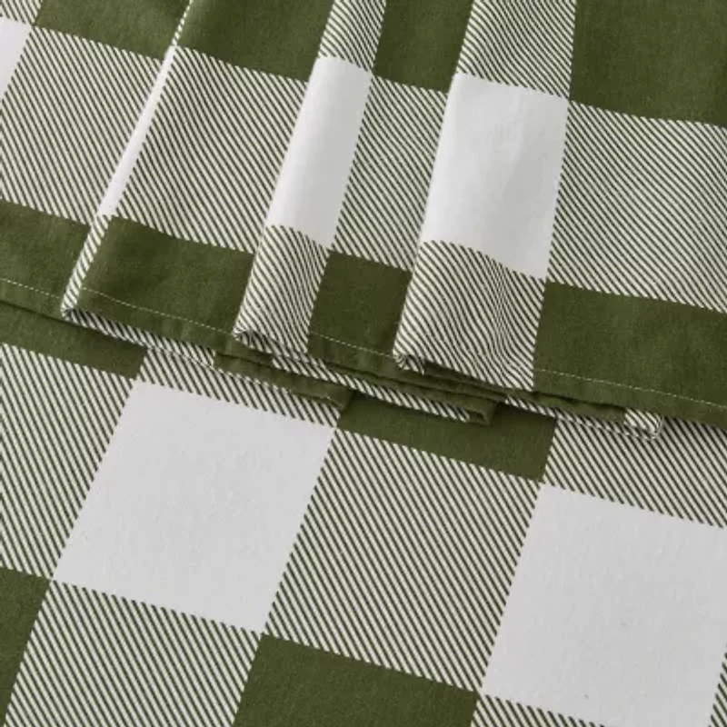 Linery Cotton Printed Flannel Sheet Set