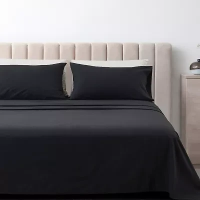 Linery Cotton Solid Flannel Sheet Set