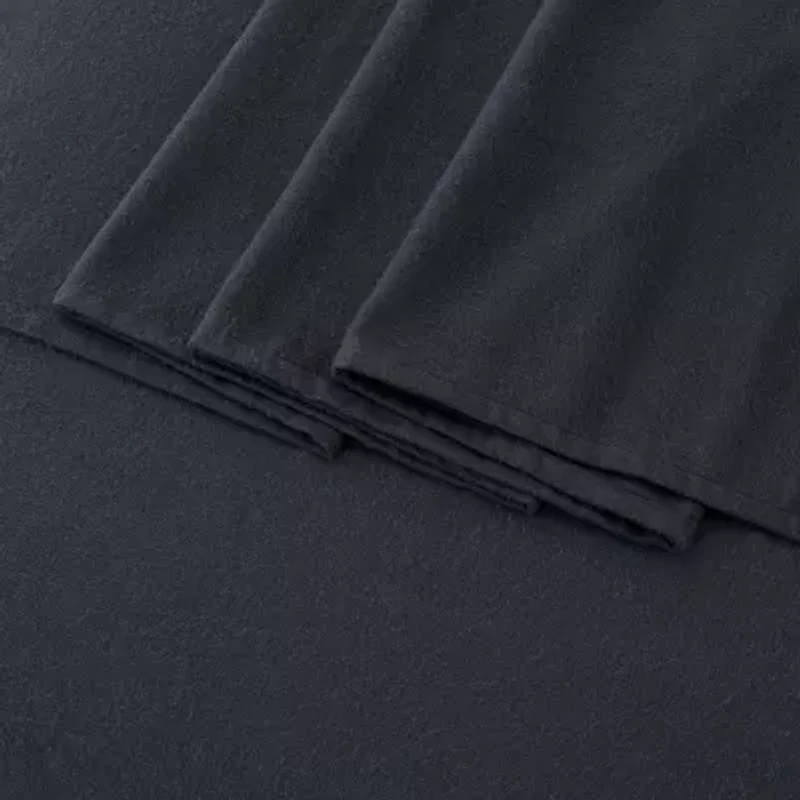 Linery Cotton Solid Flannel Sheet Set