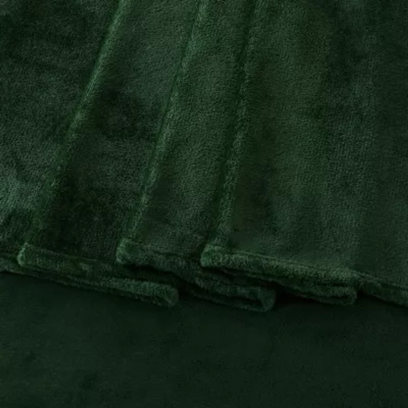 Linery Solid Velvet Plush Cozy Sheet Set