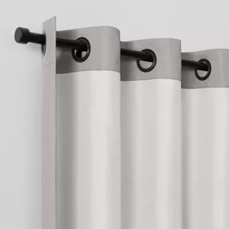 Umbra Ottoman Grommet Top 100% Blackout Single Curtain Panel
