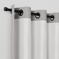Umbra Ottoman Grommet Top 100% Blackout Single Curtain Panel
