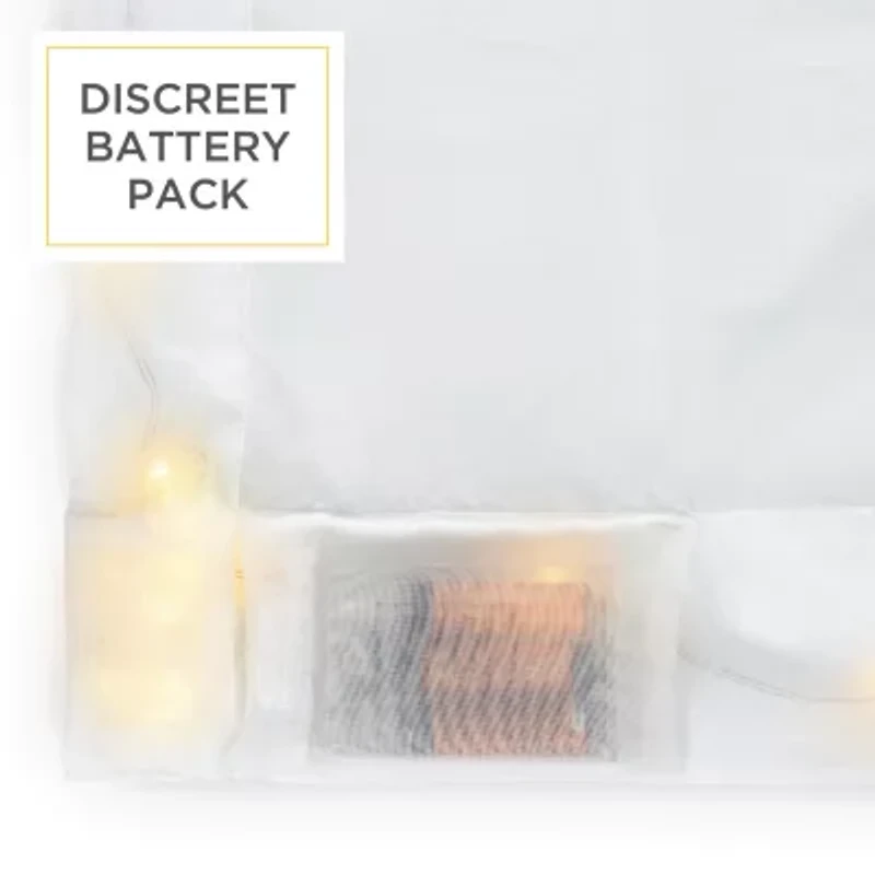 Eclipse Starlight Grommet Top Sheer Single Curtain Panel