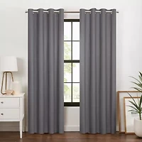 Eclipse Larissa Grommet Top 100% Blackout Single Curtain Panel