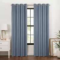 Eclipse Larissa Grommet Top 100% Blackout Single Curtain Panel