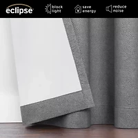 Eclipse Larissa Grommet Top 100% Blackout Single Curtain Panel