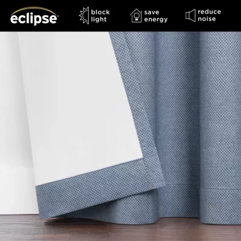 Eclipse Larissa Grommet Top 100% Blackout Single Curtain Panel