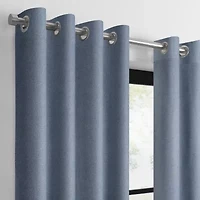Eclipse Larissa Grommet Top 100% Blackout Single Curtain Panel
