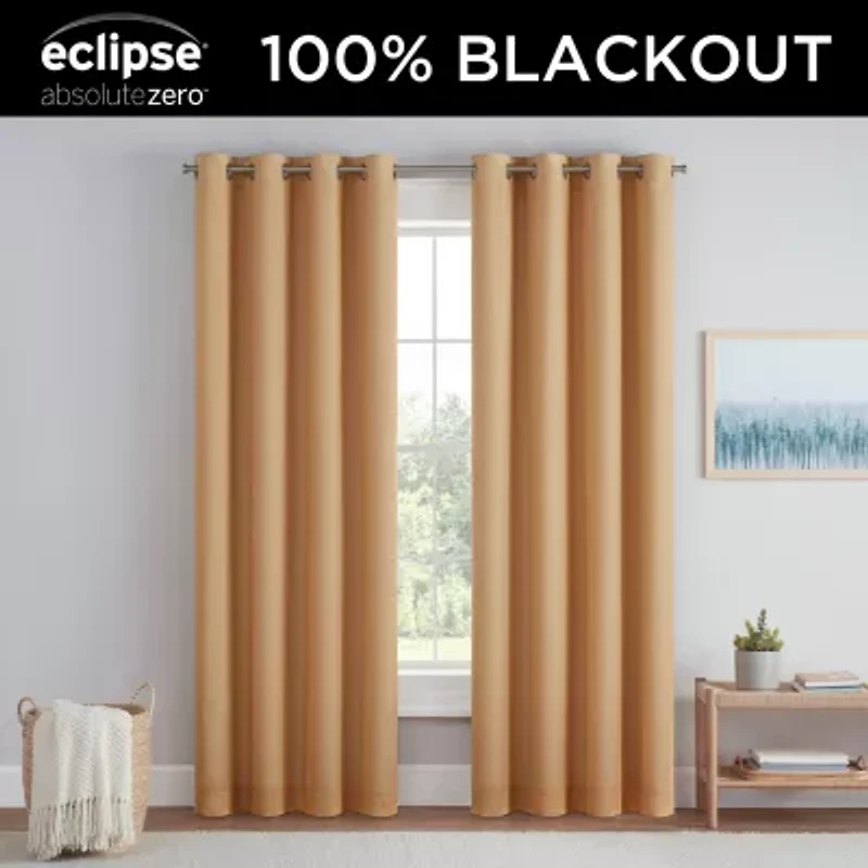 Eclipse Dutchess Grommet Top 100% Blackout Single Curtain Panel