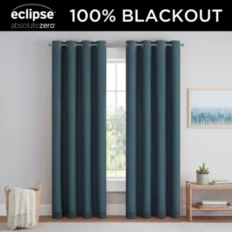 Eclipse Dutchess Grommet Top 100% Blackout Single Curtain Panel
