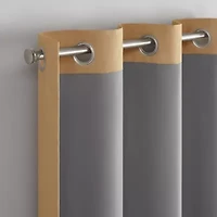 Eclipse Dutchess Grommet Top 100% Blackout Single Curtain Panel