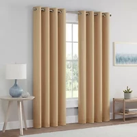 Eclipse Dutchess Grommet Top 100% Blackout Single Curtain Panel
