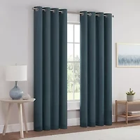 Eclipse Dutchess Grommet Top 100% Blackout Single Curtain Panel
