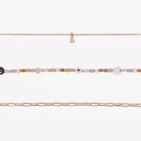 Arizona Gold Tone Girls Heart 3-pc. Necklace Set
