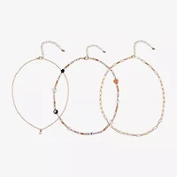 Arizona Gold Tone Girls Heart 3-pc. Necklace Set