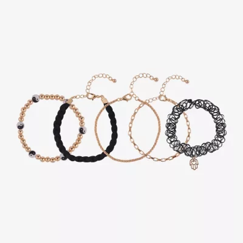 Arizona Gold Tone Womens -pc. Bracelet Set