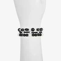 Mixit Silver Tone Womens 3-pc. Bracelet Set