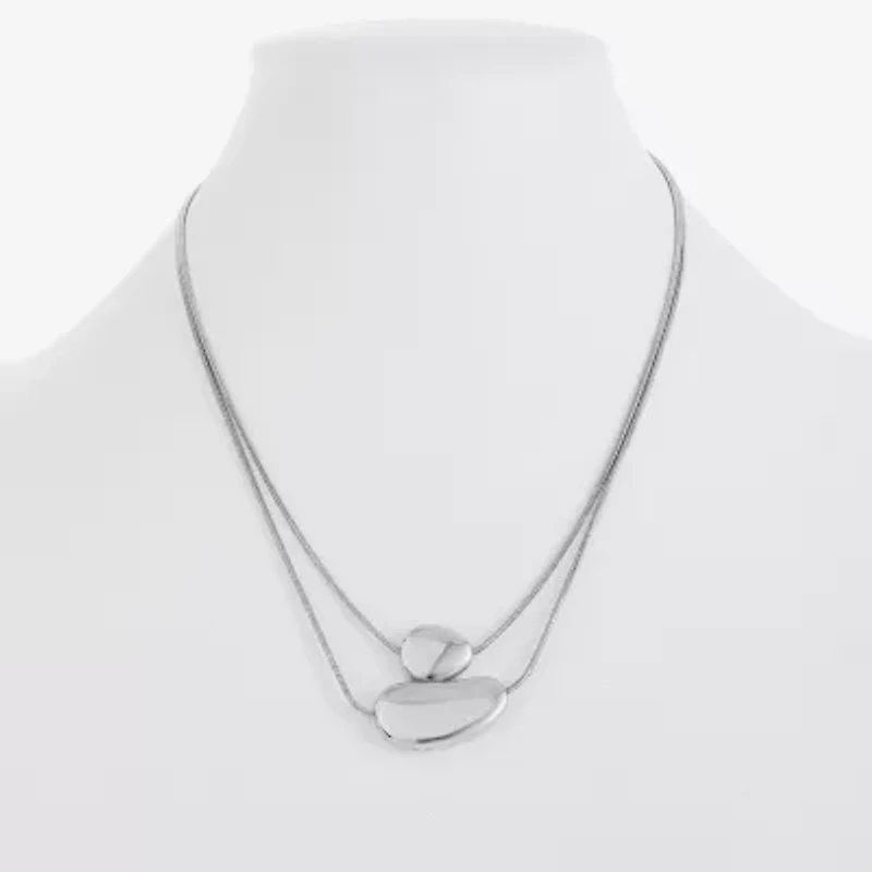 Liz Claiborne Womens 17 Inch Pendant Necklace