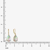 Monet Jewelry Gold Tone Womens Glass Drop Earrings