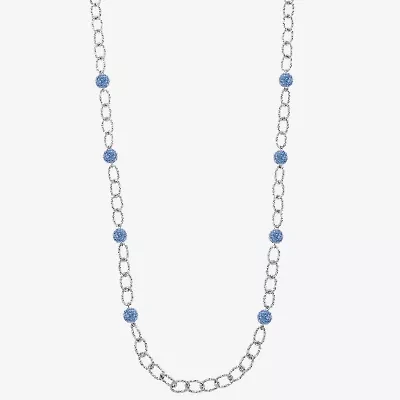 Monet Jewelry Womens Glass 34 Inch Strand Necklace