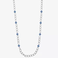 Monet Jewelry Womens Glass 34 Inch Strand Necklace