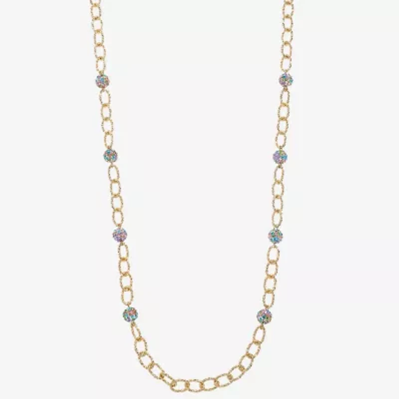 Monet Jewelry Womens Glass 34 Inch Strand Necklace