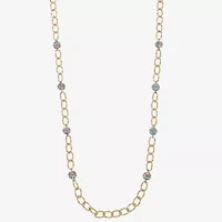 Monet Jewelry Womens Glass 34 Inch Strand Necklace