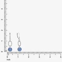 Monet Jewelry Womens Glass Round Drop Earrings