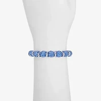 Monet Jewelry Womens Glass Round Stretch Bracelet